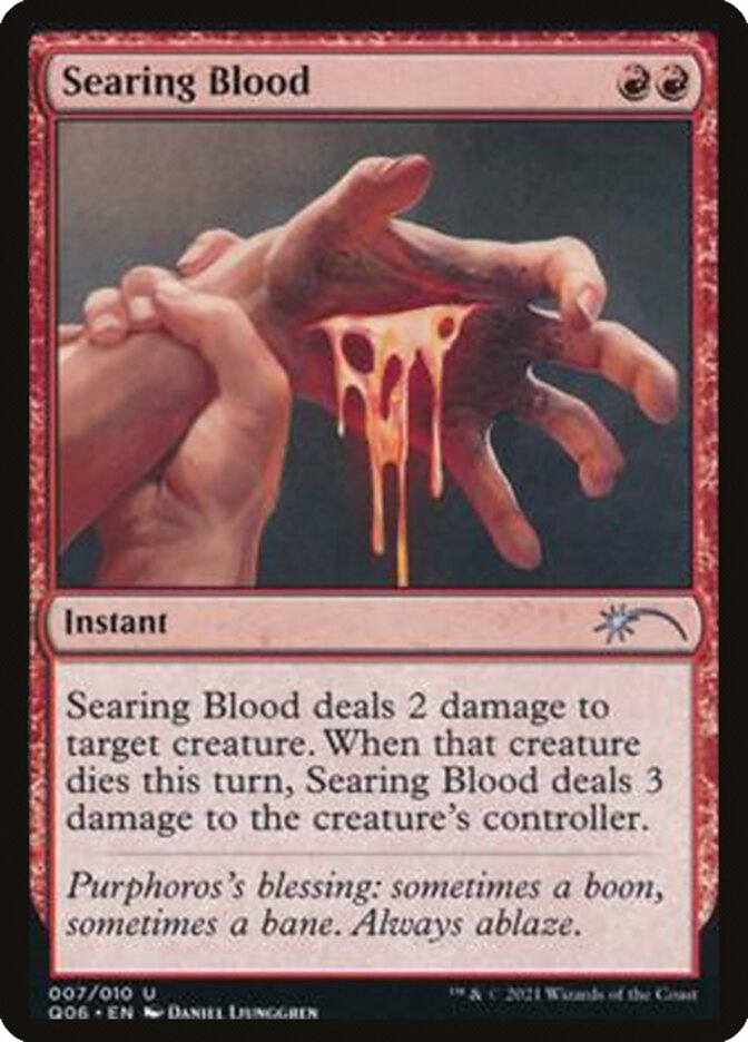 Searing Blood [Pioneer Challenger Decks 2021] | Boutique FDB TCG