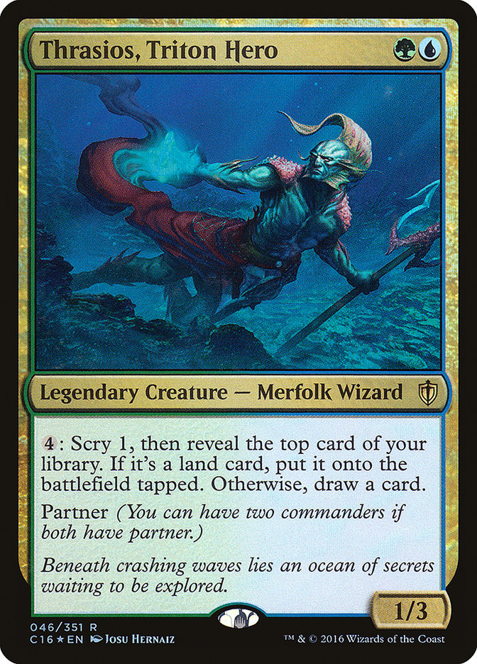 Thrasios, Triton Hero [Commander 2016] | Boutique FDB TCG