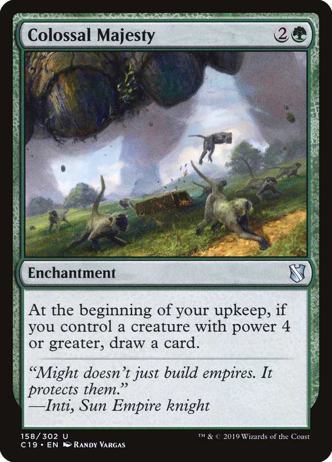 Colossal Majesty [Commander 2019] | Boutique FDB TCG