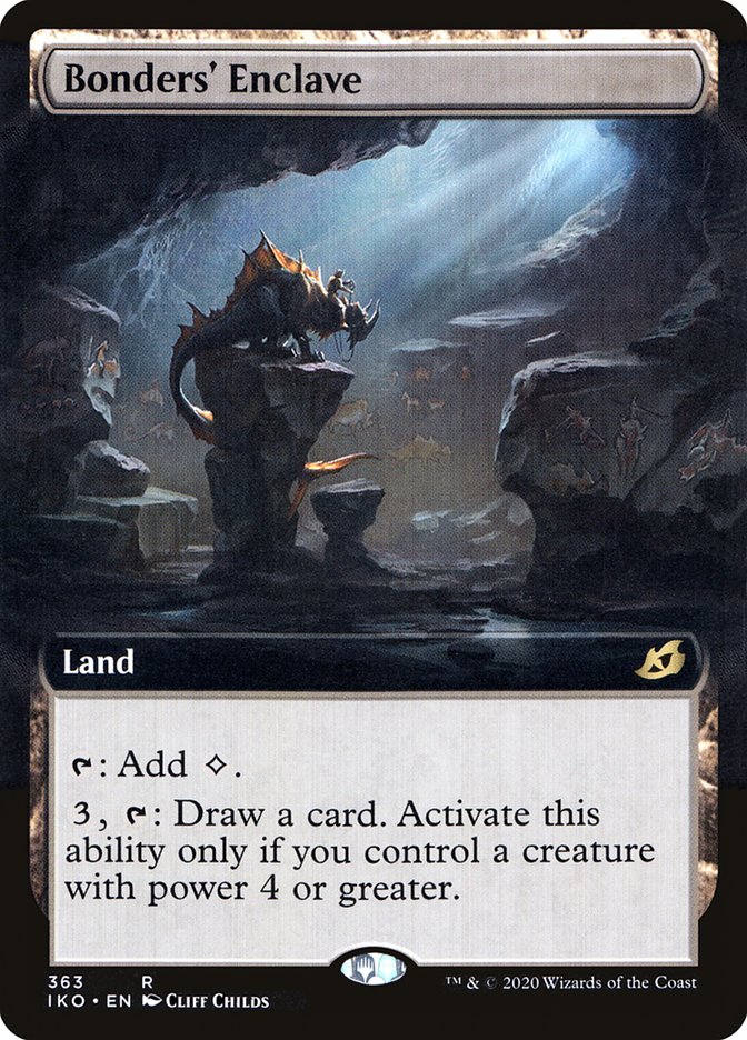 Bonders' Enclave (Extended Art) [Ikoria: Lair of Behemoths] | Boutique FDB TCG