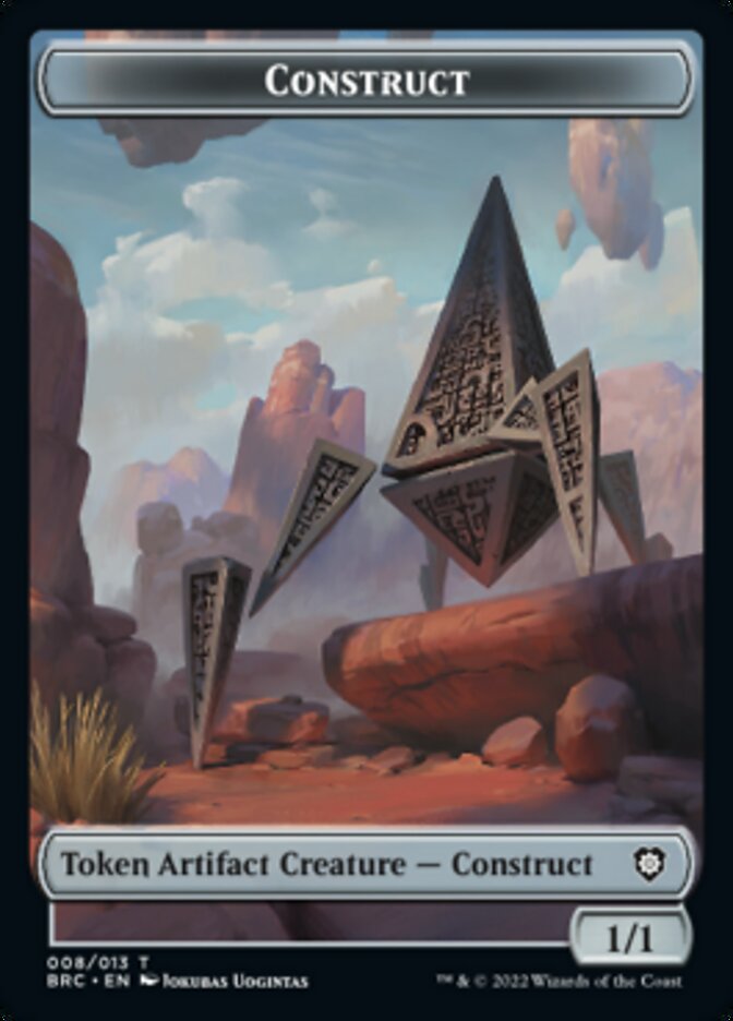 Construct (008) // Goat Double-Sided Token [The Brothers' War Commander Tokens] | Boutique FDB TCG