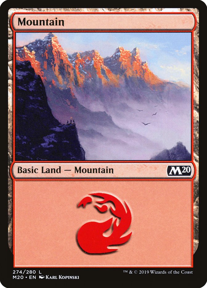 Mountain (274) [Core Set 2020] | Boutique FDB TCG