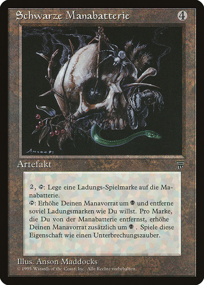 Black Mana Battery (German) - "Schwarze Manabatterie" [Renaissance] | Boutique FDB TCG