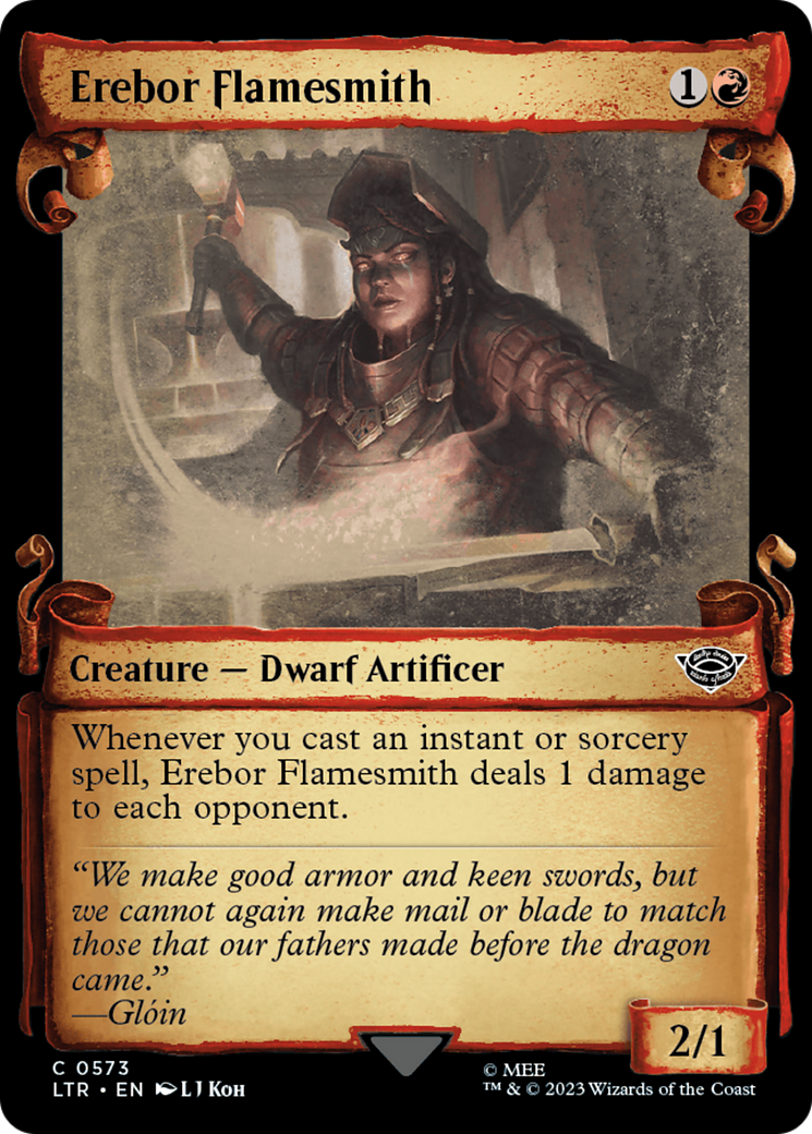 Erebor Flamesmith [The Lord of the Rings: Tales of Middle-Earth Showcase Scrolls] | Boutique FDB TCG