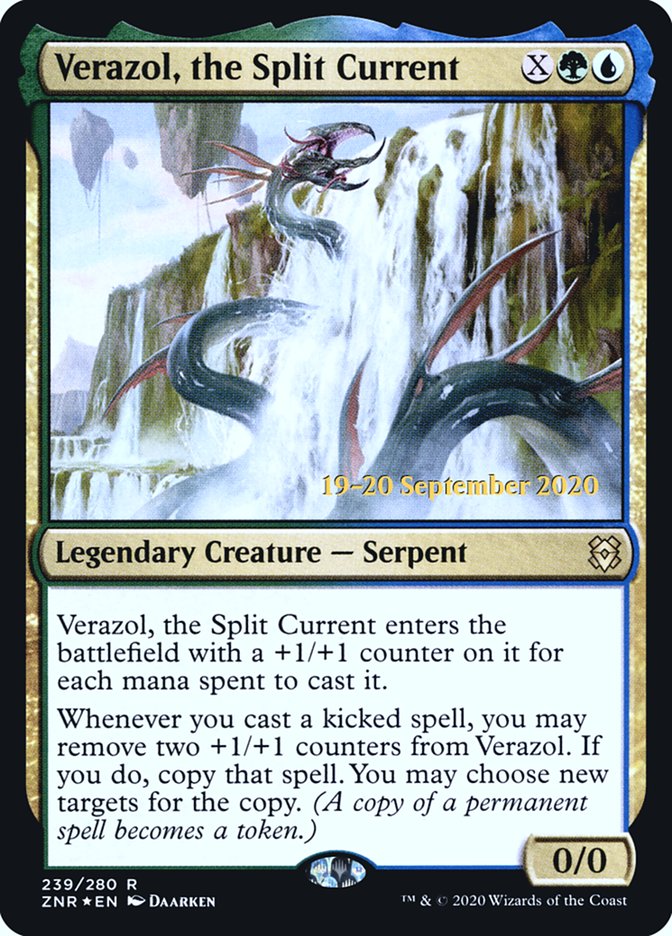 Verazol, the Split Current [Zendikar Rising Prerelease Promos] | Boutique FDB TCG