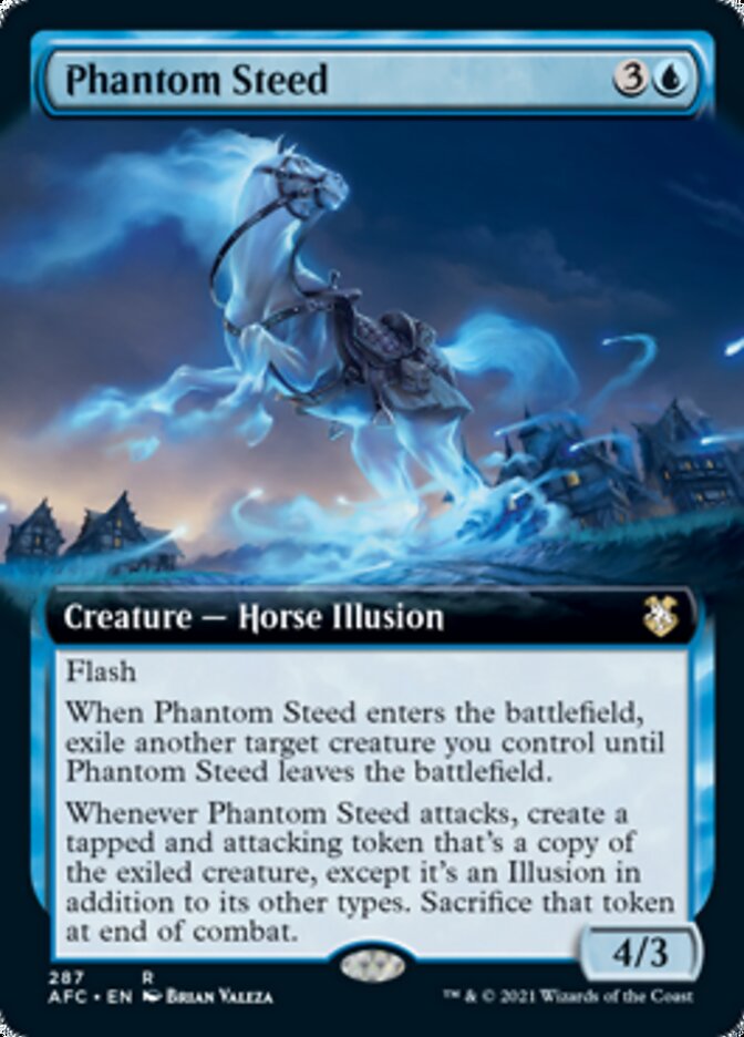 Phantom Steed (Extended Art) [Dungeons & Dragons: Adventures in the Forgotten Realms Commander] | Boutique FDB TCG