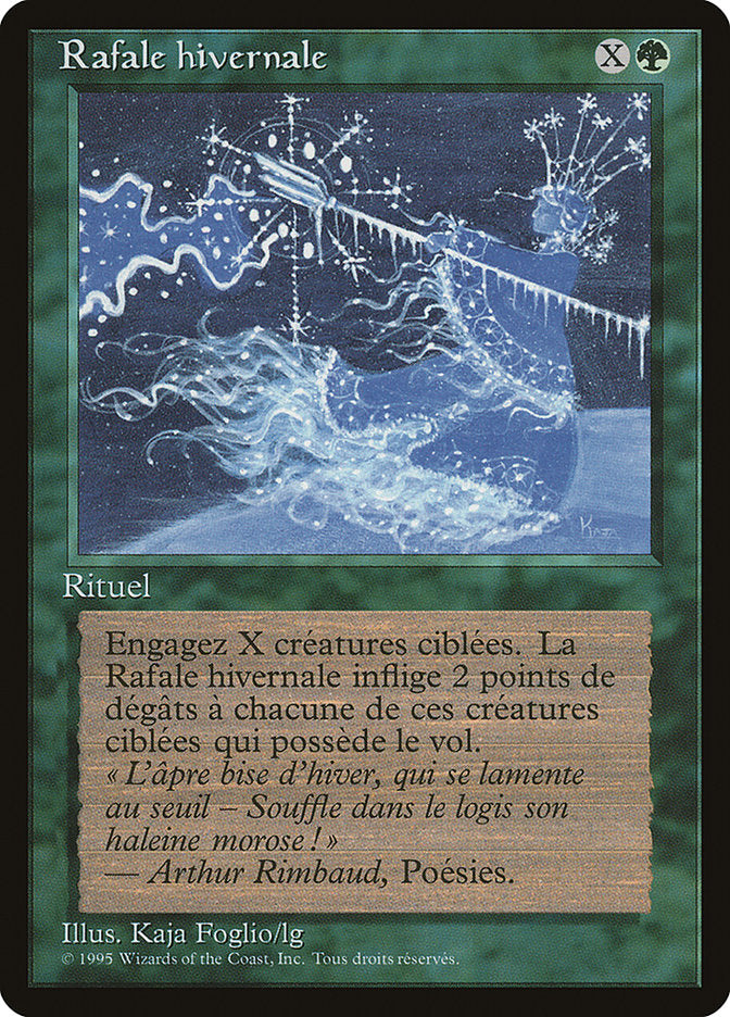 Winter Blast (French) - "Rafale hivernale" [Renaissance] | Boutique FDB TCG