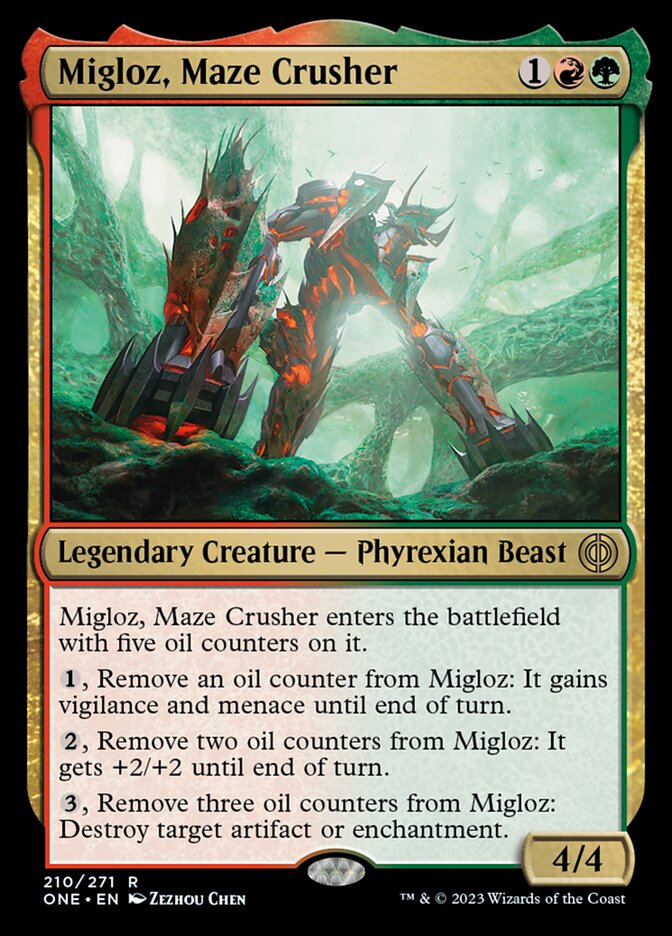 Migloz, Maze Crusher [Phyrexia: All Will Be One] | Boutique FDB TCG