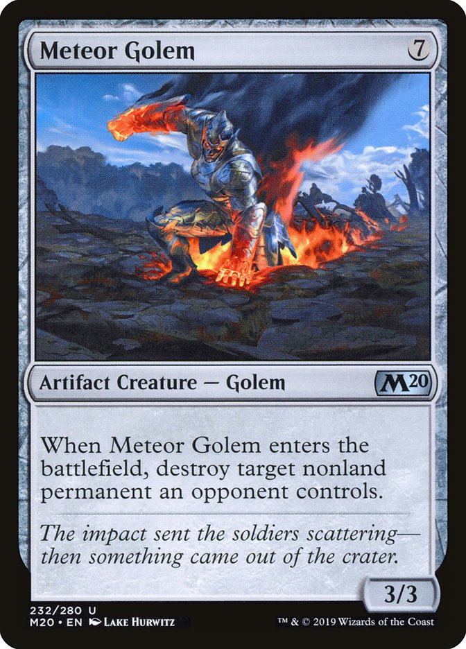 Meteor Golem [Core Set 2020] | Boutique FDB TCG