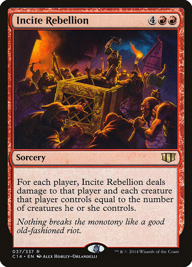 Incite Rebellion [Commander 2014] | Boutique FDB TCG