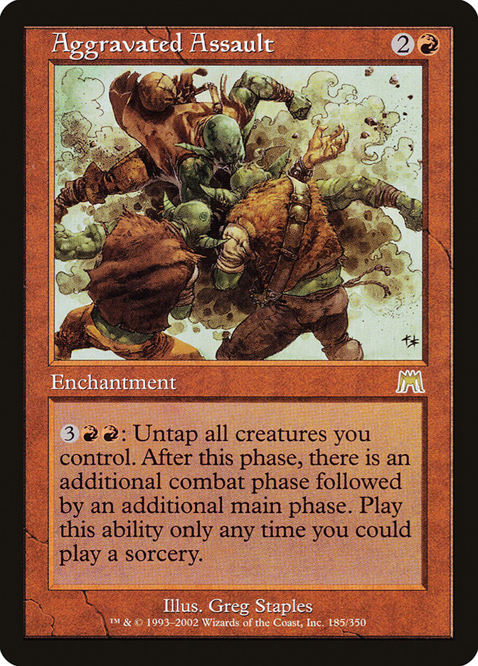 Aggravated Assault [Onslaught] | Boutique FDB TCG