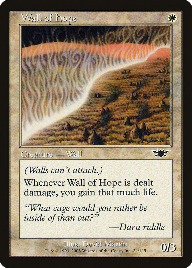 Wall of Hope [Legions] | Boutique FDB TCG