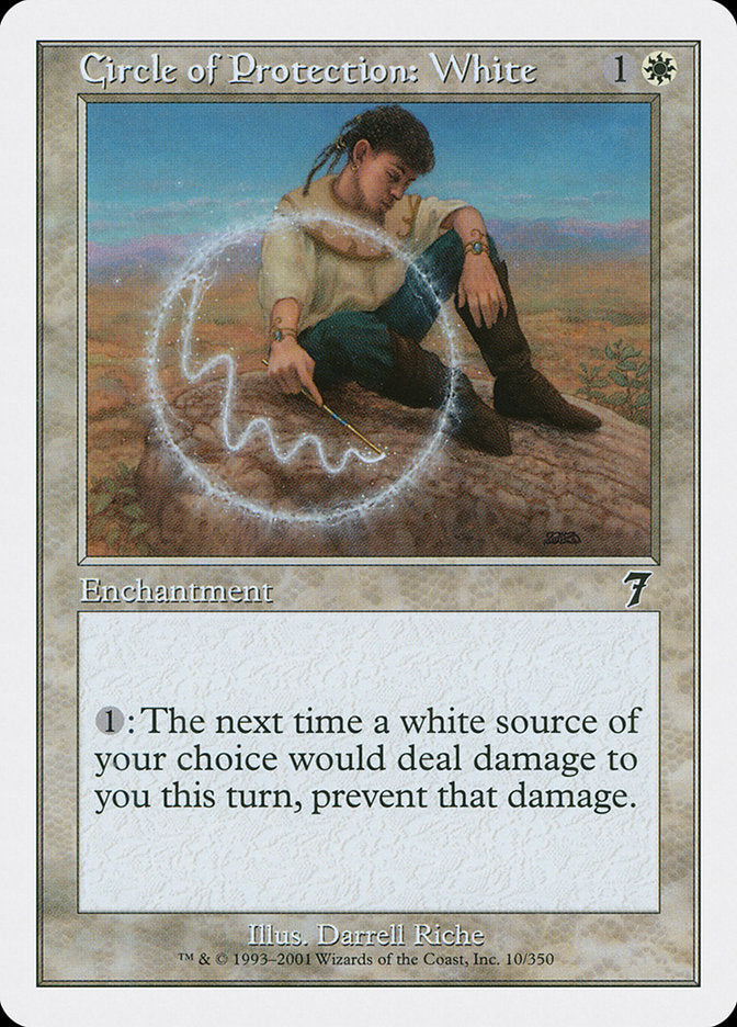 Circle of Protection: White [Seventh Edition] | Boutique FDB TCG