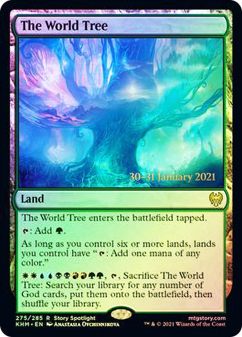 The World Tree [Kaldheim Prerelease Promos] | Boutique FDB TCG