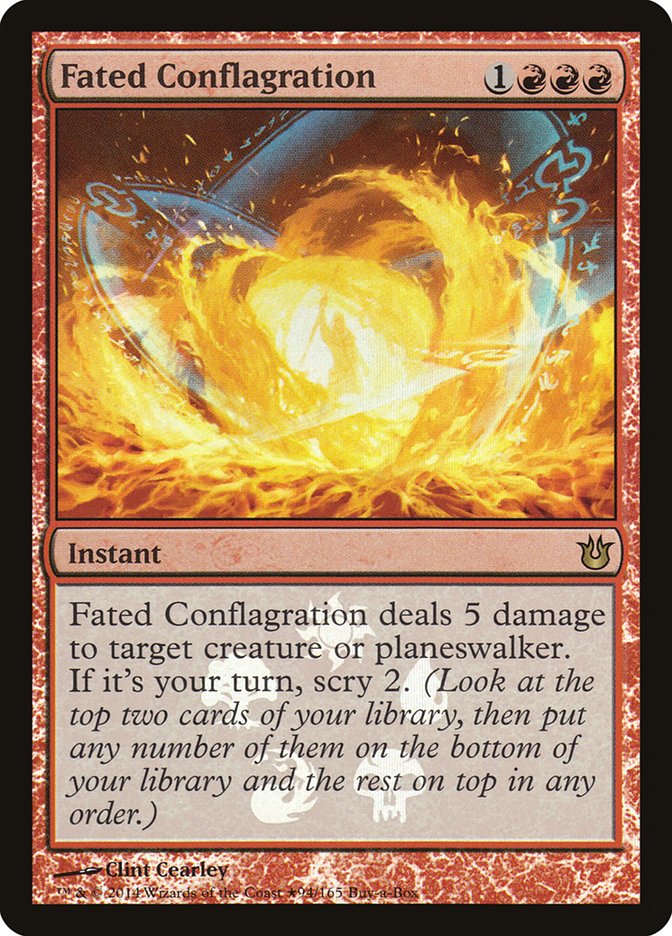 Fated Conflagration (Buy-A-Box) [Born of the Gods Promos] | Boutique FDB TCG