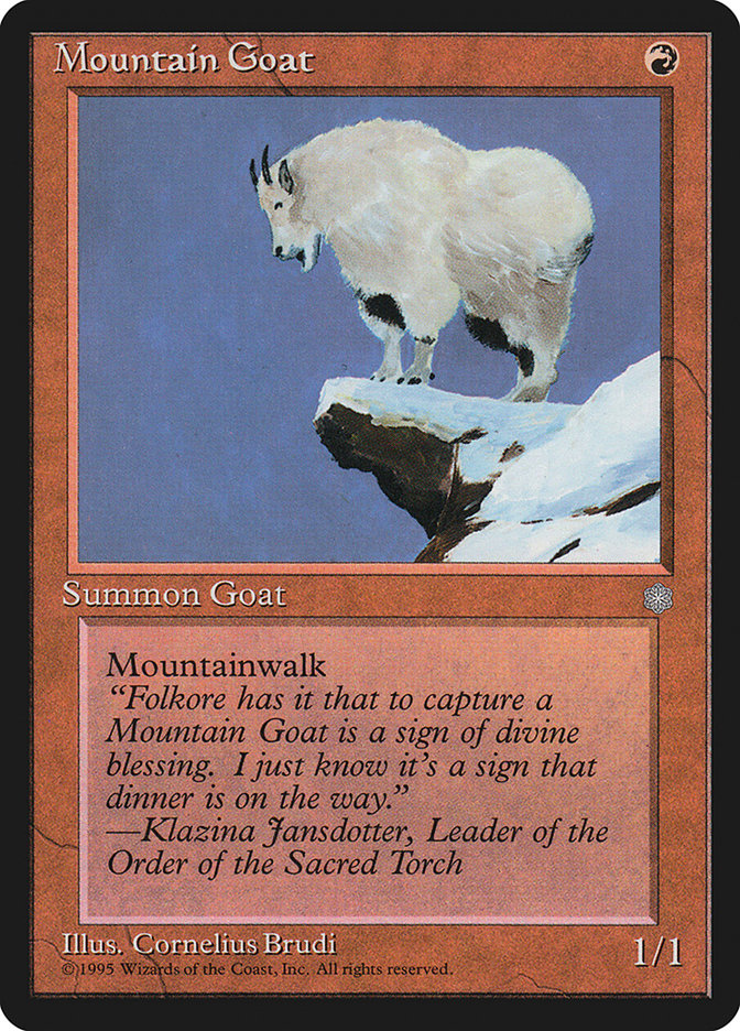 Mountain Goat [Ice Age] | Boutique FDB TCG