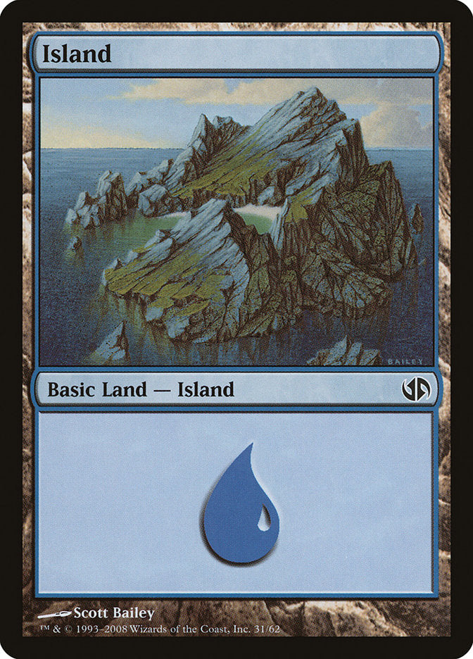 Island (31) [Duel Decks: Jace vs. Chandra] | Boutique FDB TCG
