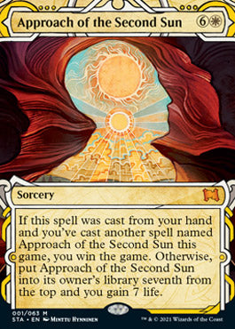 Approach of the Second Sun (Foil Etched) [Strixhaven: School of Mages Mystical Archive] | Boutique FDB TCG