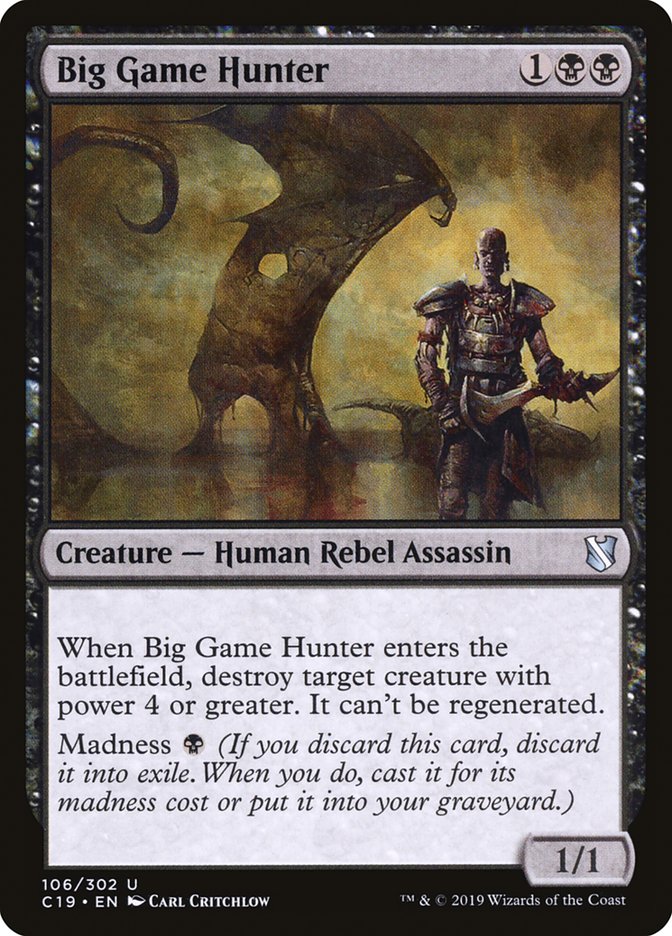 Big Game Hunter [Commander 2019] | Boutique FDB TCG