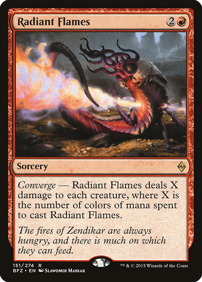Radiant Flames [Battle for Zendikar] | Boutique FDB TCG