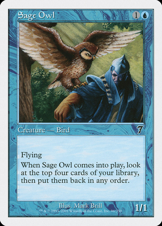 Sage Owl [Seventh Edition] | Boutique FDB TCG