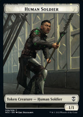 Eldrazi // Human Soldier Double-Sided Token [Streets of New Capenna Commander Tokens] | Boutique FDB TCG