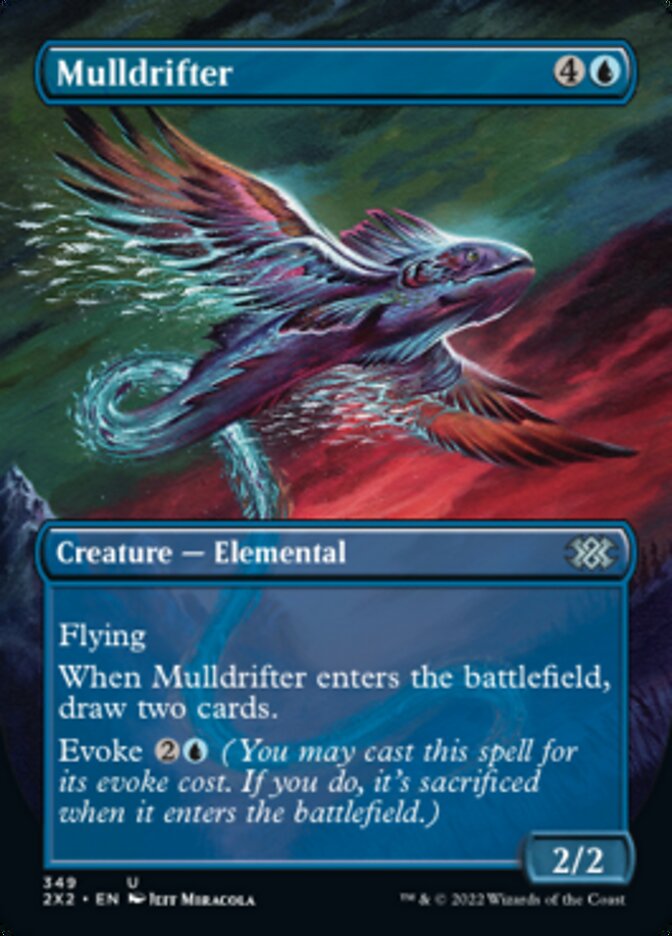 Mulldrifter (Borderless Alternate Art) [Double Masters 2022] | Boutique FDB TCG