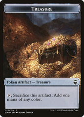 Rock // Treasure Double-Sided Token [Commander Legends Tokens] | Boutique FDB TCG