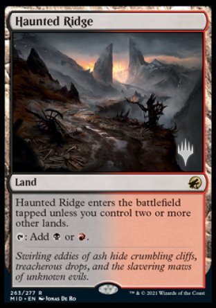 Haunted Ridge (Promo Pack) [Innistrad: Midnight Hunt Promos] | Boutique FDB TCG