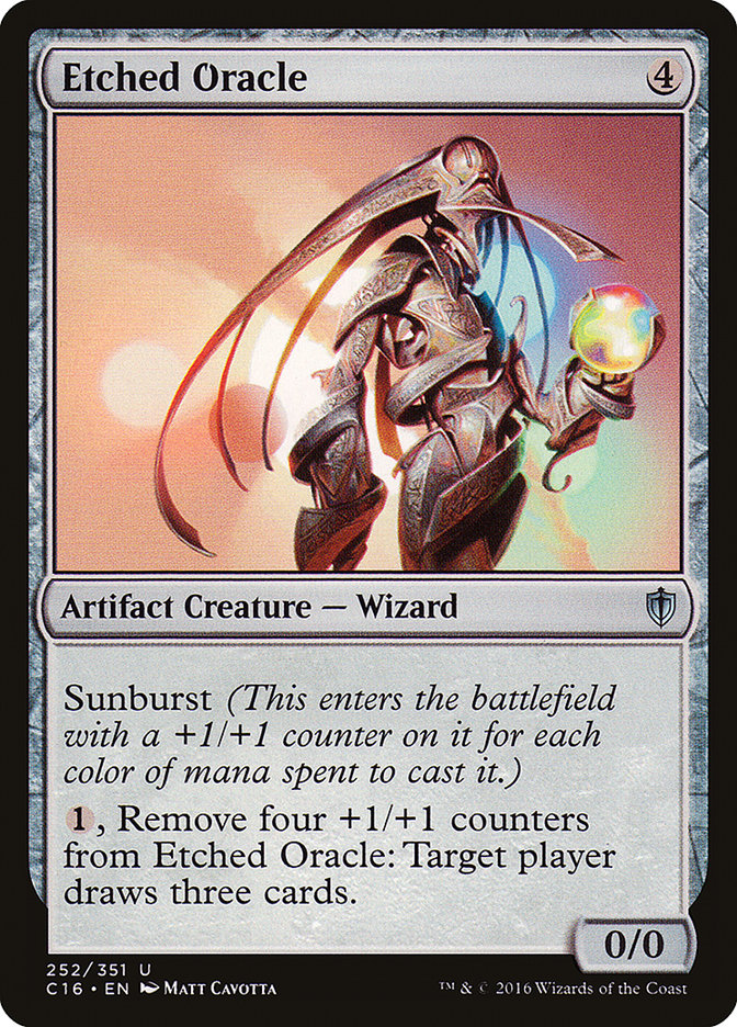 Etched Oracle [Commander 2016] | Boutique FDB TCG