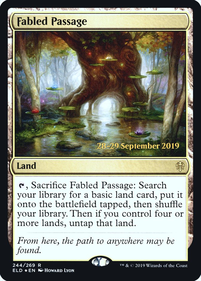 Fabled Passage [Throne of Eldraine Prerelease Promos] | Boutique FDB TCG