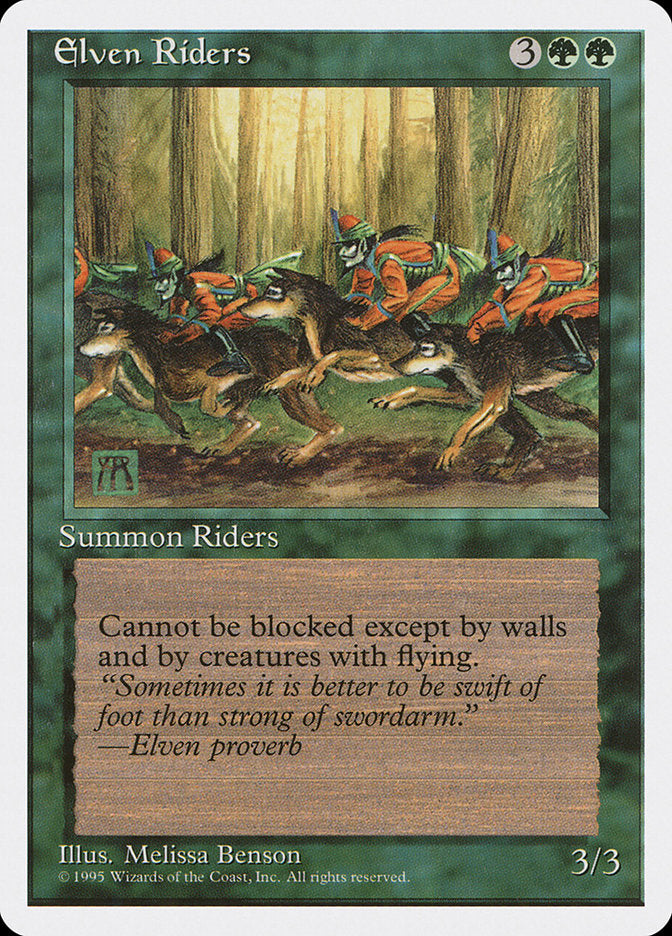 Elven Riders [Fourth Edition] | Boutique FDB TCG
