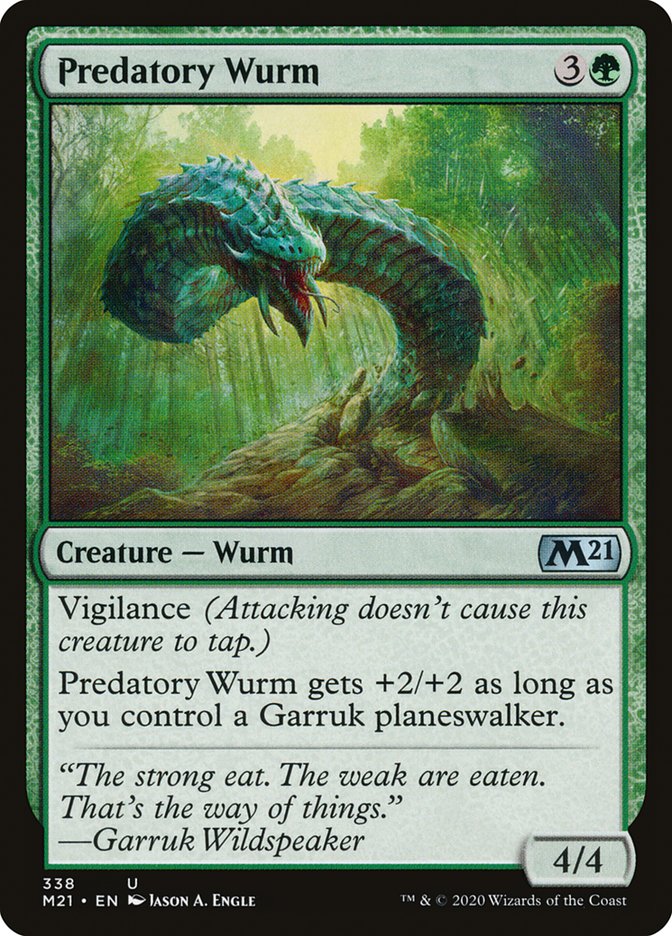 Predatory Wurm [Core Set 2021] | Boutique FDB TCG