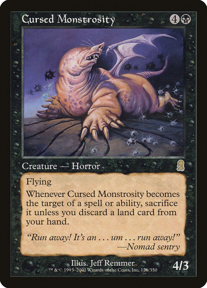 Cursed Monstrosity [Odyssey] | Boutique FDB TCG