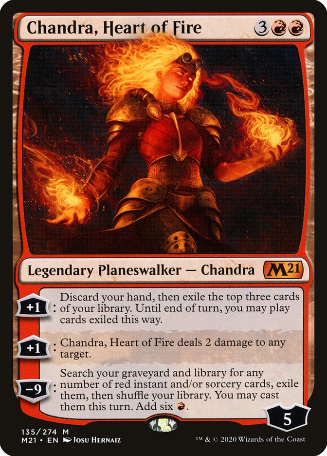 Chandra, Heart of Fire [Core Set 2021] | Boutique FDB TCG