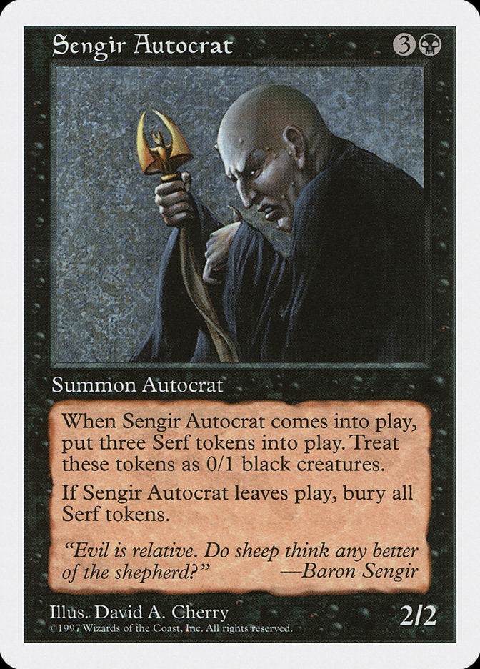 Sengir Autocrat [Fifth Edition] | Boutique FDB TCG