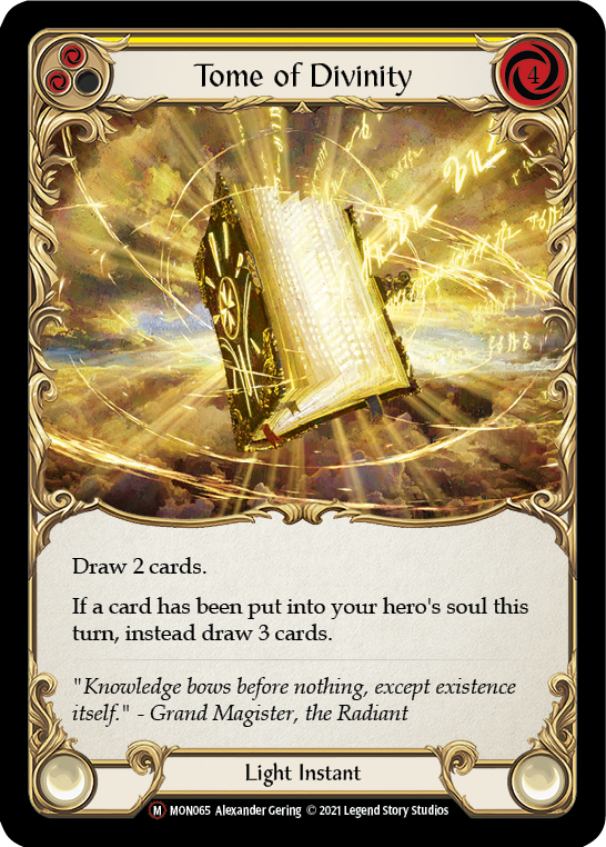 Tome of Divinity [U-MON065] (Monarch Unlimited)  Unlimited Normal | Boutique FDB TCG