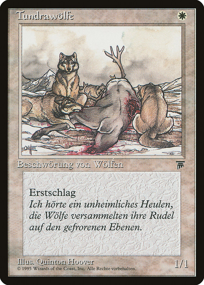 Tundra Wolves (German) - "Tundrawolfe" [Renaissance] | Boutique FDB TCG