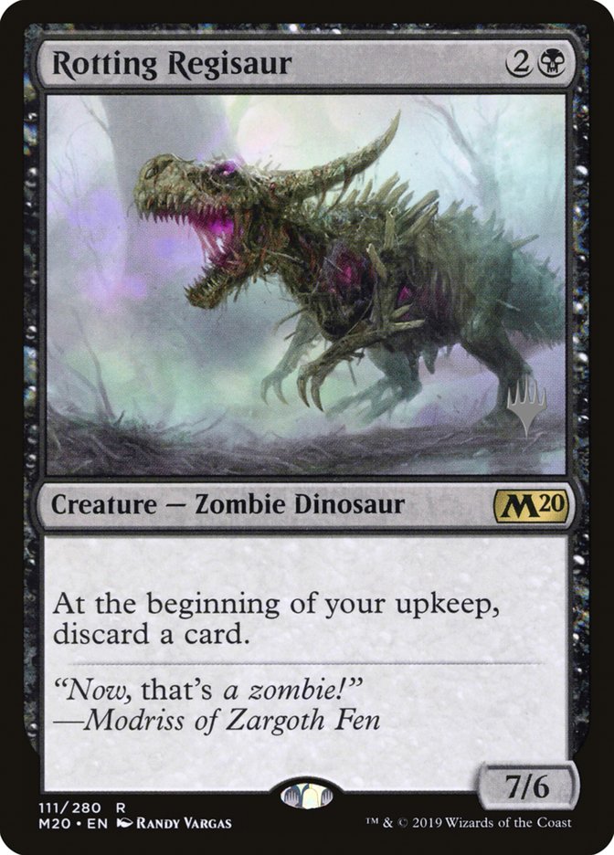 Rotting Regisaur (Promo Pack) [Core Set 2020 Promos] | Boutique FDB TCG