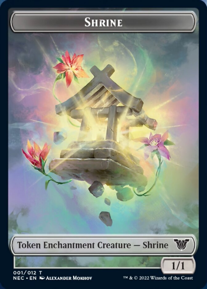 Shrine Token [Kamigawa: Neon Dynasty Commander Tokens] | Boutique FDB TCG