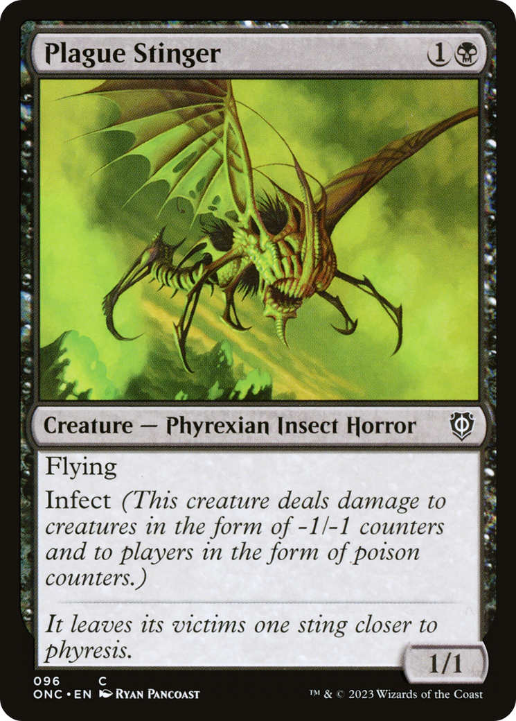 Plague Stinger [Phyrexia: All Will Be One Commander] | Boutique FDB TCG