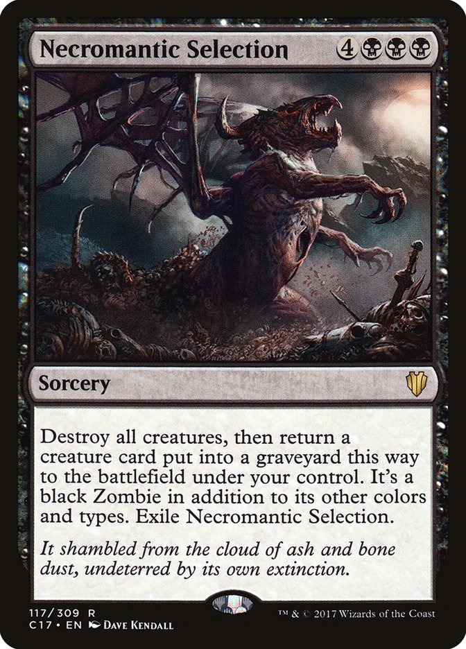 Necromantic Selection [Commander 2017] | Boutique FDB TCG