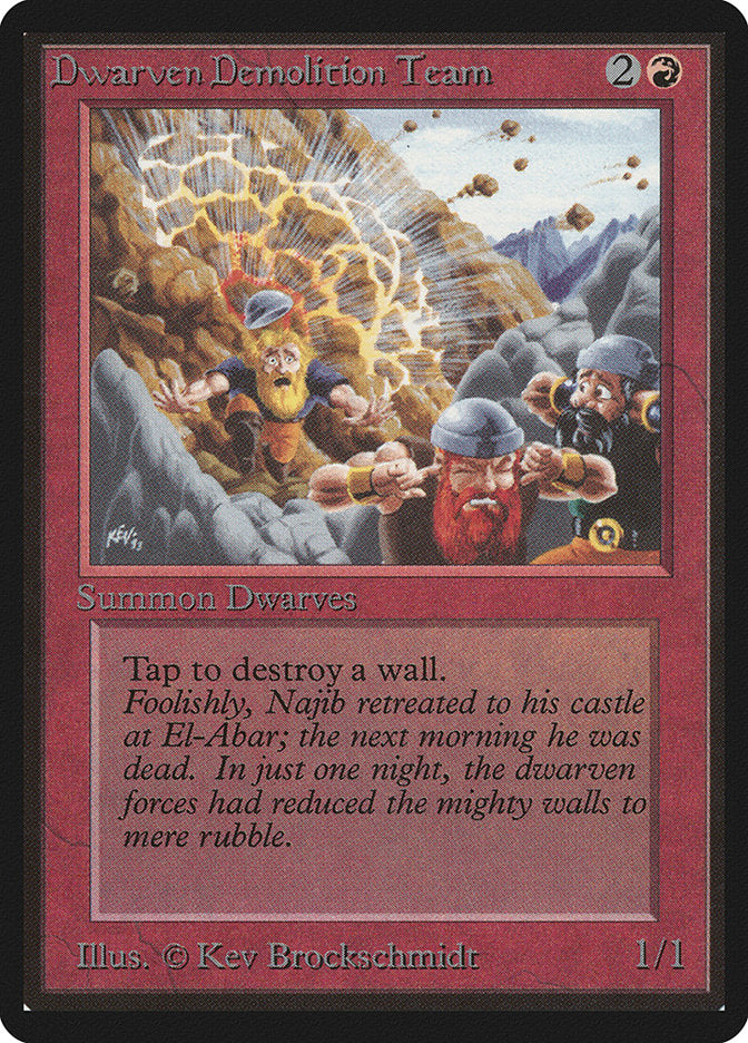 Dwarven Demolition Team [Beta Edition] | Boutique FDB TCG