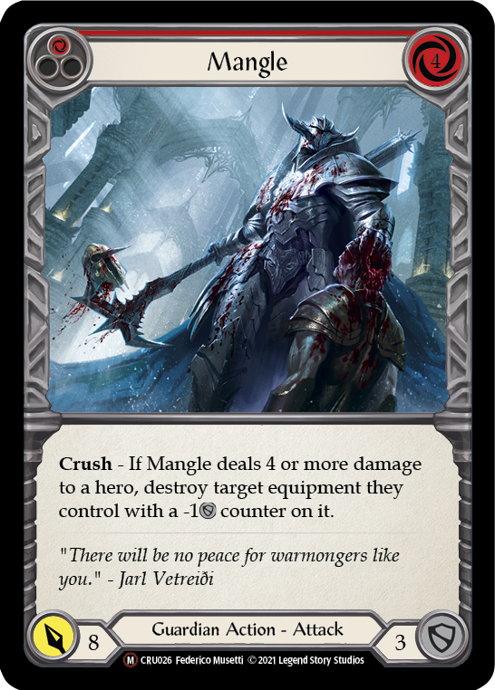 Mangle [U-CRU026] (Crucible of War Unlimited)  Unlimited Normal | Boutique FDB TCG