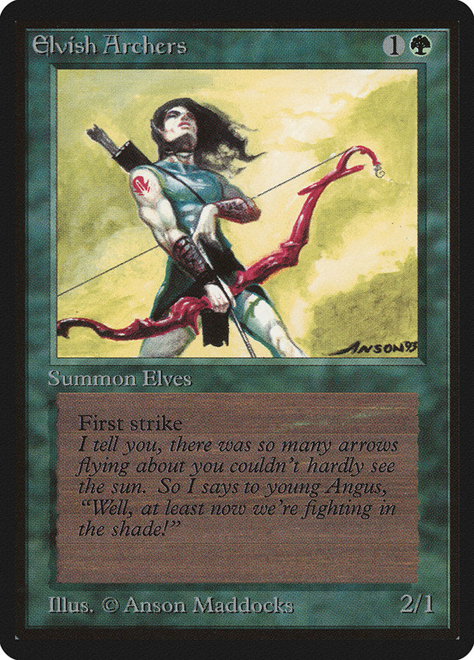 Elvish Archers [Beta Edition] | Boutique FDB TCG