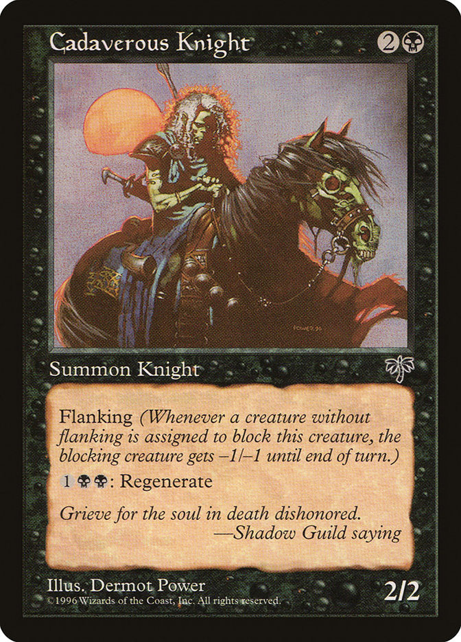 Cadaverous Knight [Mirage] | Boutique FDB TCG