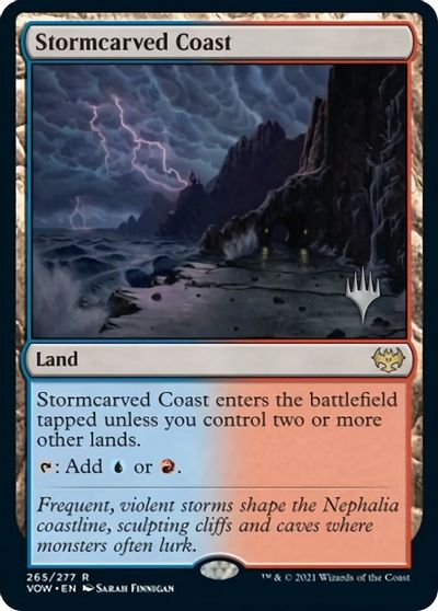 Stormcarved Coast (Promo Pack) [Innistrad: Crimson Vow Promos] | Boutique FDB TCG