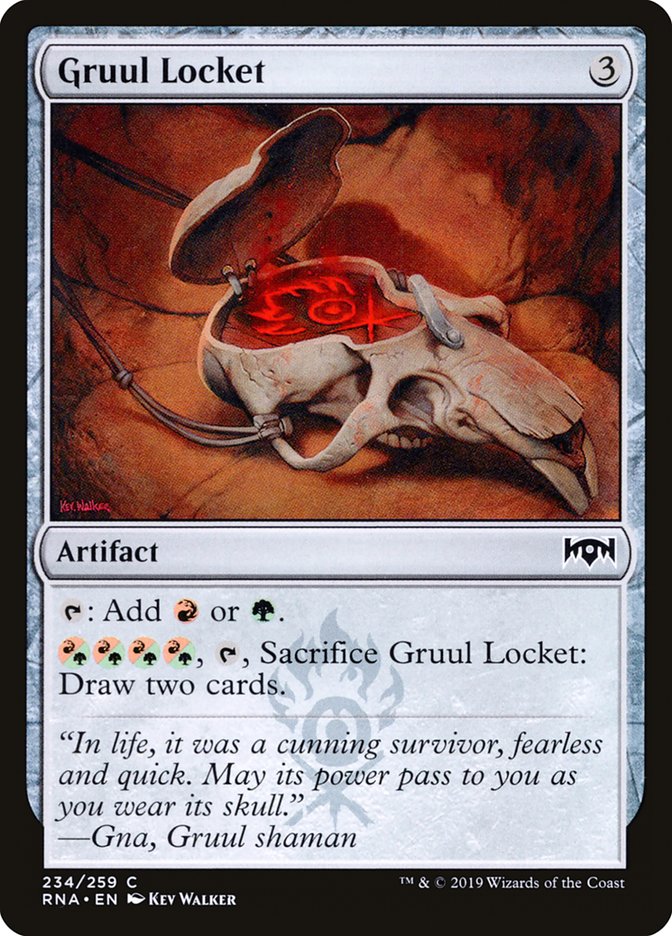 Gruul Locket [Ravnica Allegiance] | Boutique FDB TCG