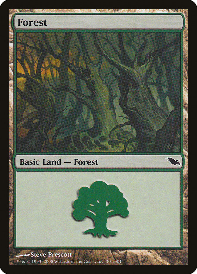 Forest (301) [Shadowmoor] | Boutique FDB TCG