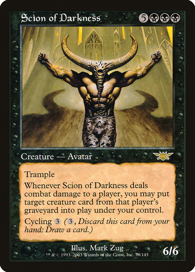 Scion of Darkness [Legions] | Boutique FDB TCG